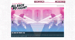 Desktop Screenshot of allbacknofront.com